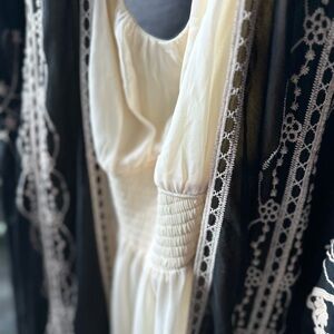 Kimono and Cream Resort wear Dress. EUC. SZ XL